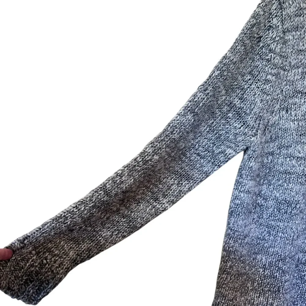 Tommy Bahama Men Size LG Cool Gray Wool Blend Crew Neck Sweater Outdoors Office
